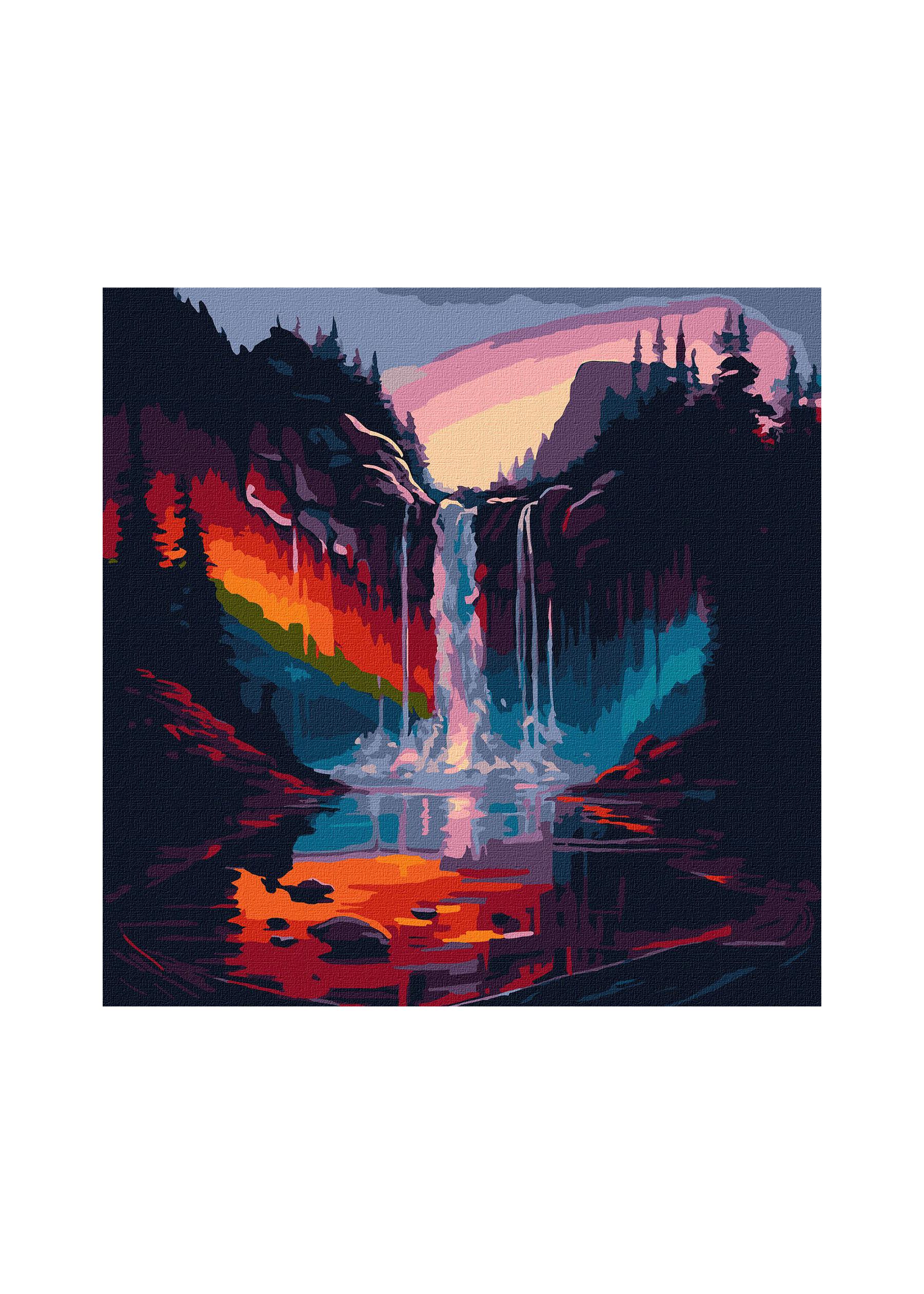 Картина по номерам Идейка Сказка наяву 40х40 (КНO5008)