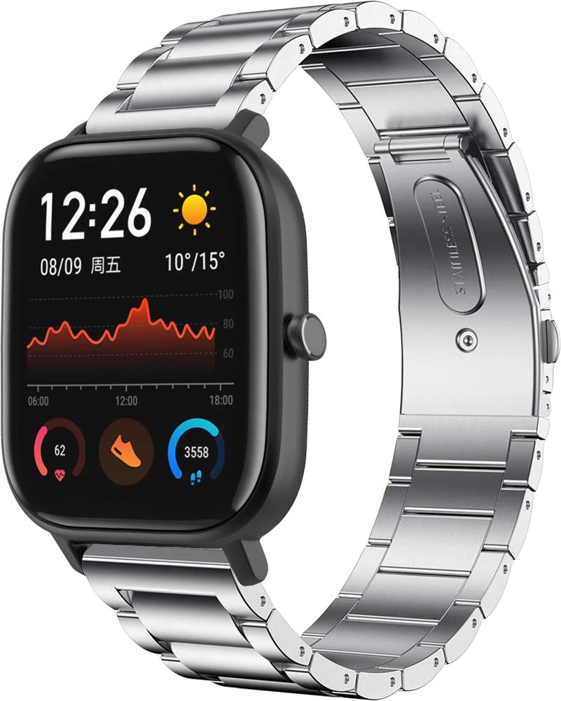 Браслет металлический Shape для Amazfit GTS Silver (25306-59)