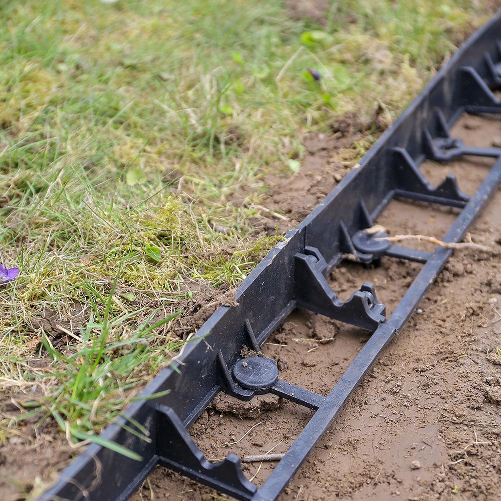 Бордюр садовий 58х1000 мм Чорний (OBRB58) - фото 7