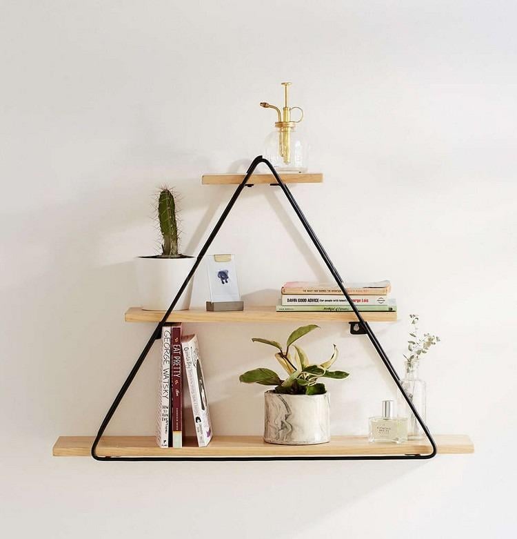 Полка настенная EcoLoft IN-2806 в стиле лофт 70х20х50 см (28537194)