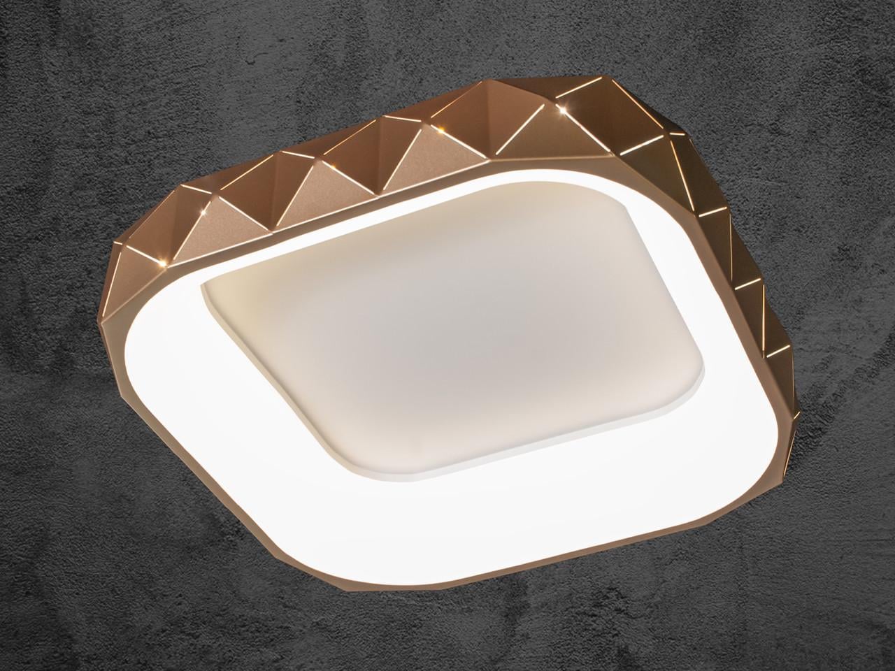 Потолочный светильник с регулировкой цвета для спальни 8149-500CE GD LED 50W Золотой (2674955808)