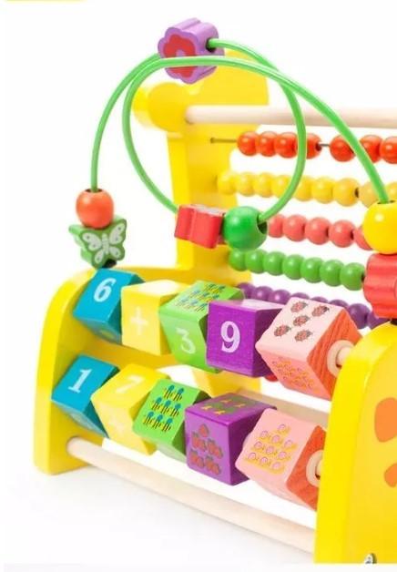 Деревянные детские счеты жираф Fortune idea - фото 6 Деревянные детские счеты жираф Fortune idea - фото 6