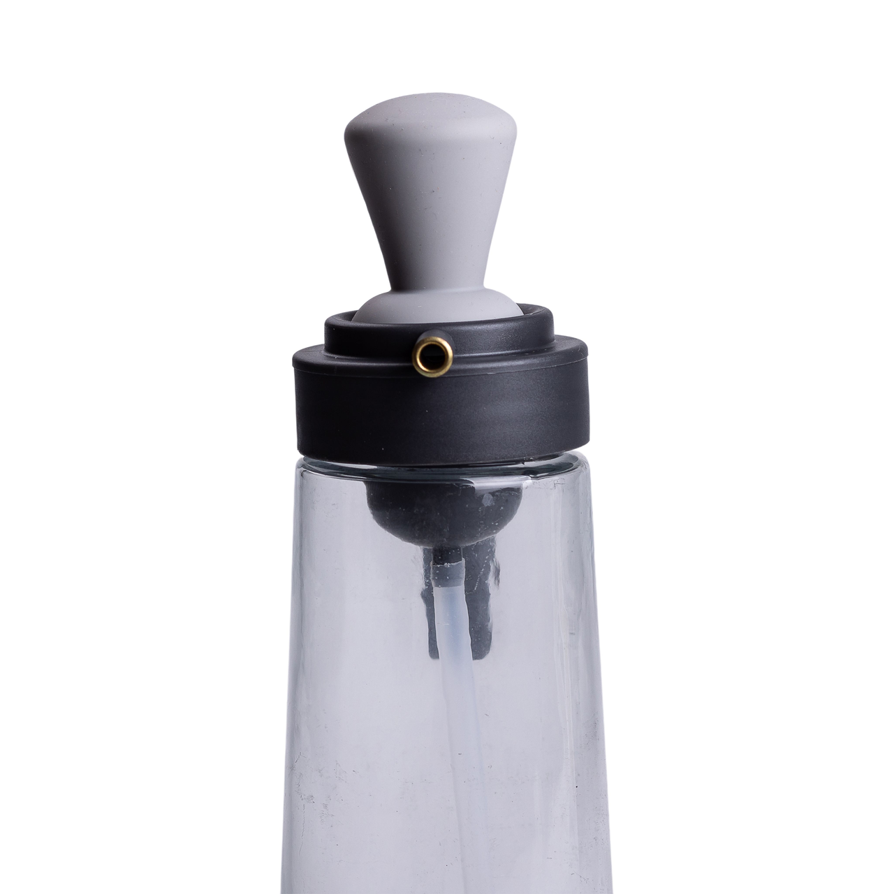 Пляшка для олії скляна 2в1 з дозатором та силіконовим пензликом 550 мл Сірий (HP-1350) - фото 4 Пляшка для олії скляна 2в1 з дозатором та силіконовим пензликом 550 мл Сірий (HP-1350) - фото 4