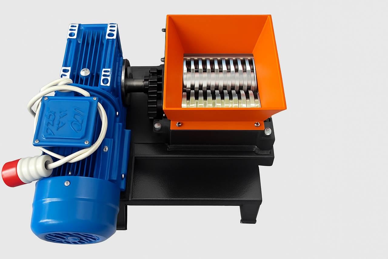 Дробилка для промышленных отходов 200x150 мм 1,5 кВт Оранжевый (490)