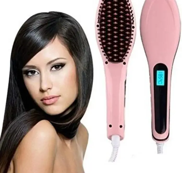 Гребінець-випрямляч для волосся електричний (Hair Straightener HQT-906) - фото 4