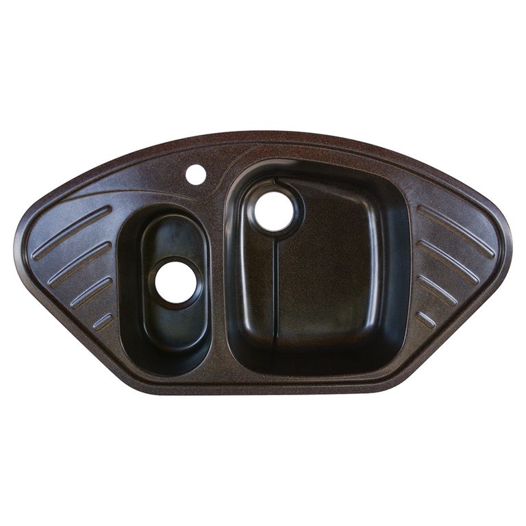 Мойка кухонная Platinum Largo 9250 Uws Шоколад (353239)