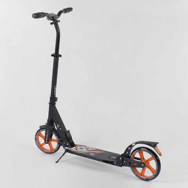 Самокат алюминиевый Best Scooter 73133/4 колеса PU/два амортизатора d колес 20 см (25157421)