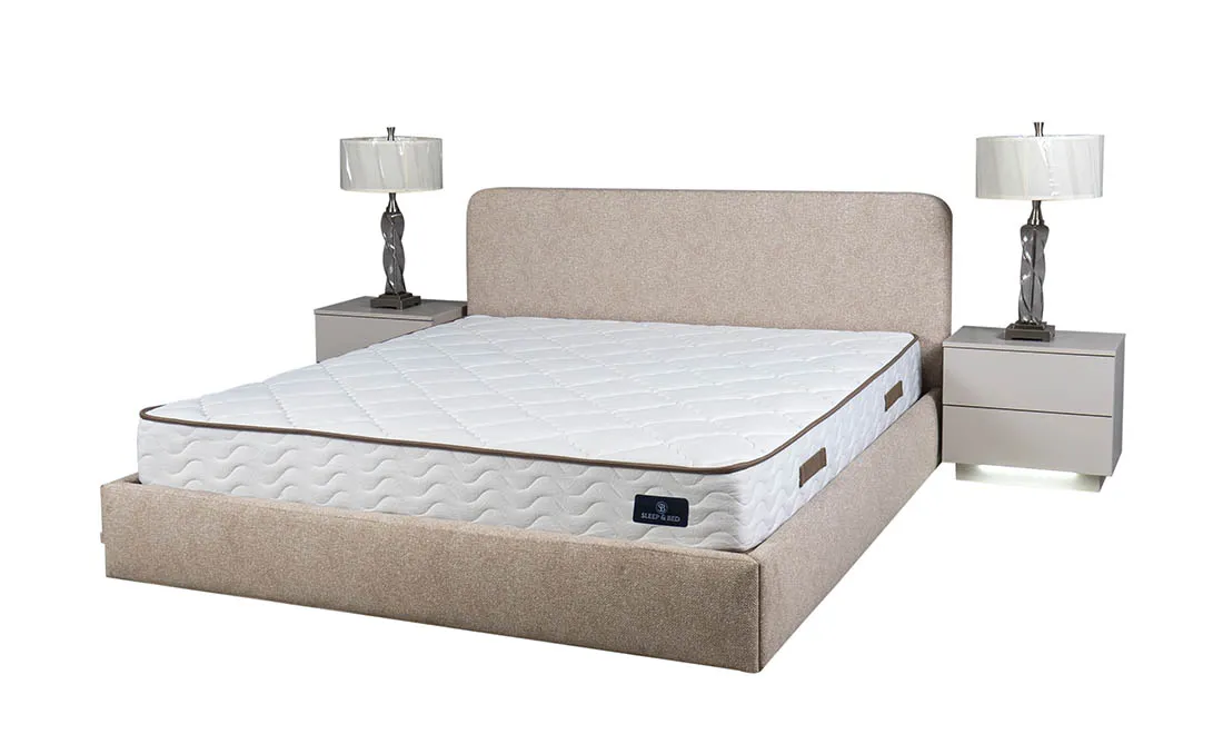 Ліжко Катрін 1,8 з підйомним механізмом 1950x2200x970 мм Бежевий