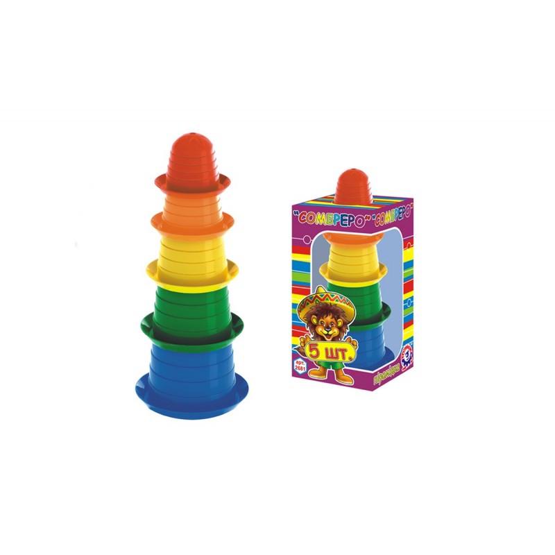 Игрушка пирамидка ТехноК Сомбреро 1 ТехноК (2681) - фото 5 Игрушка пирамидка ТехноК Сомбреро 1 ТехноК (2681) - фото 5