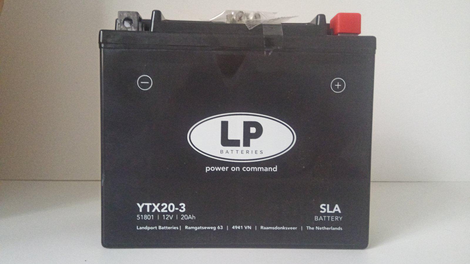 Акумулятор Landport YTX20-3 SLA 310A 12V 18Ah 175X87X155 мм 5,9 кг - фото 5