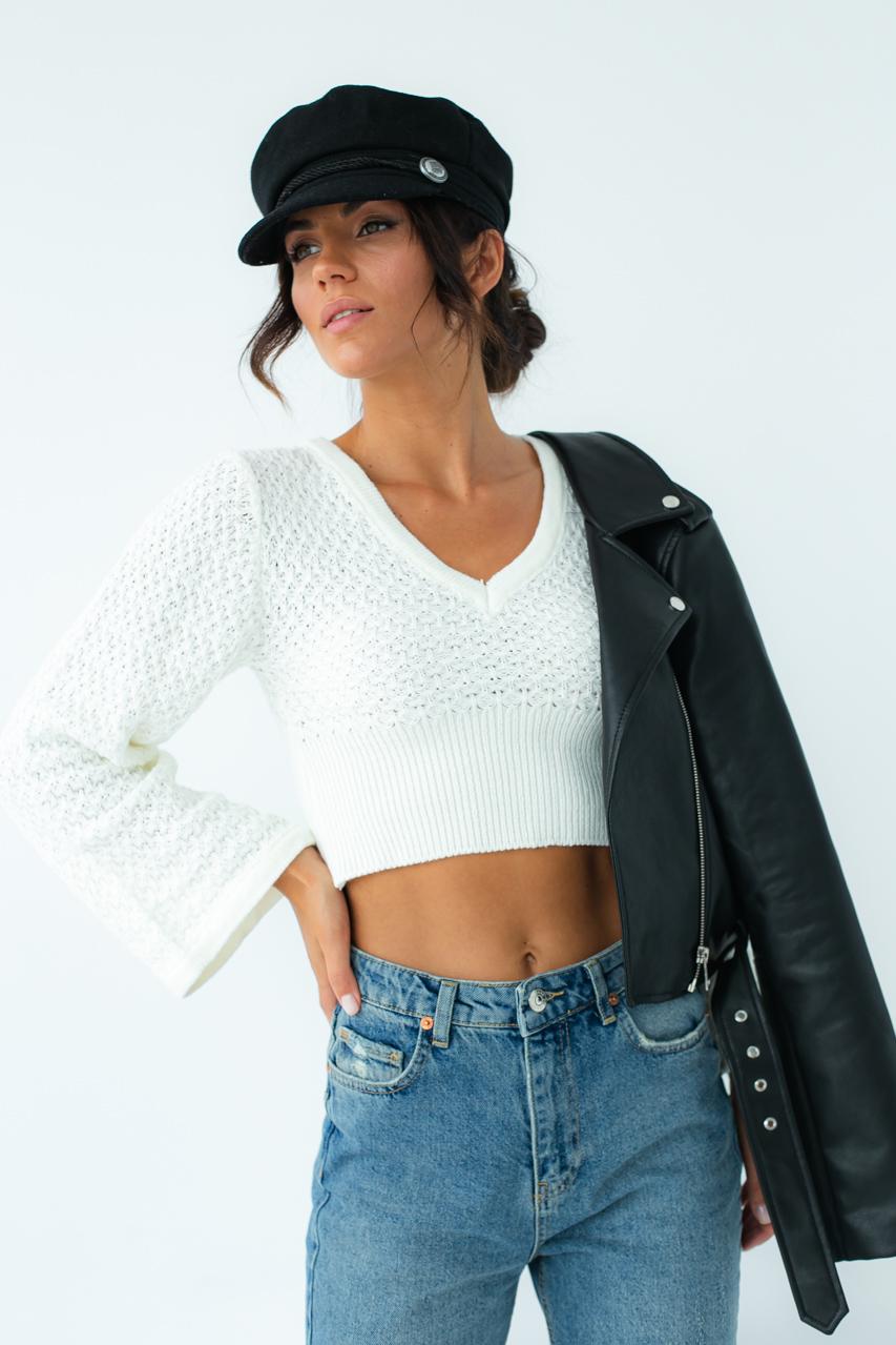 Кофта короткая LUREX S Молочный (9521414)