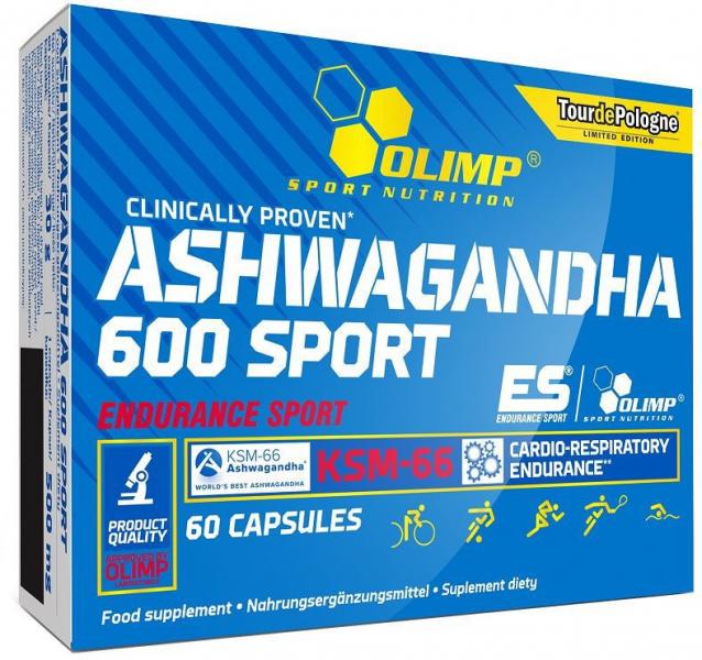Экстракт ашваганды Olimp Ashwagandha 600 Sport 60 капсул