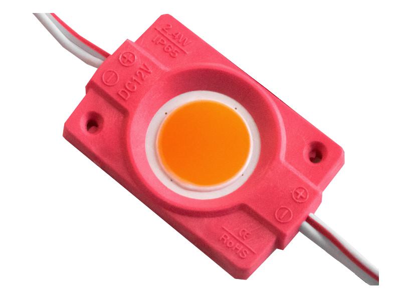 Светодиодный модуль COB LED 12В 2.4Вт IP65 красный (2817)