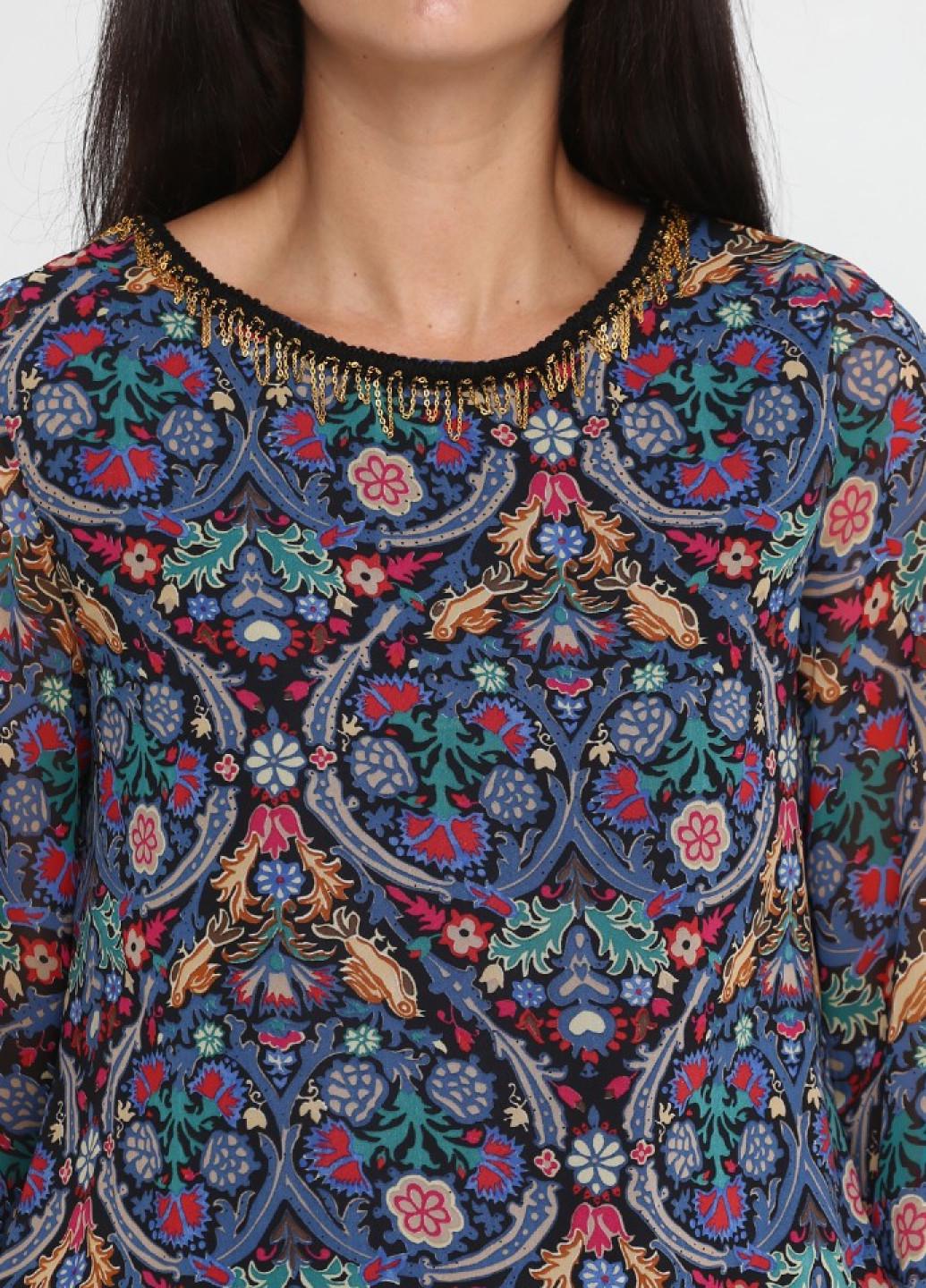 Блузка Ageless р. 36 Різнокольоровий/Синій (RD-5007-77) - фото 4