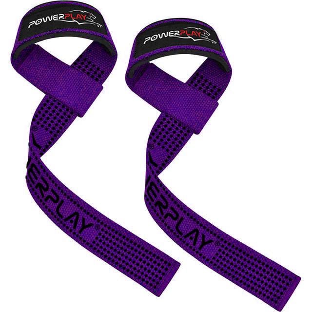 Лямки для тяги PowerPlay 7064 Lifting Gym Straps Фіолетовий (21398892) - фото 2