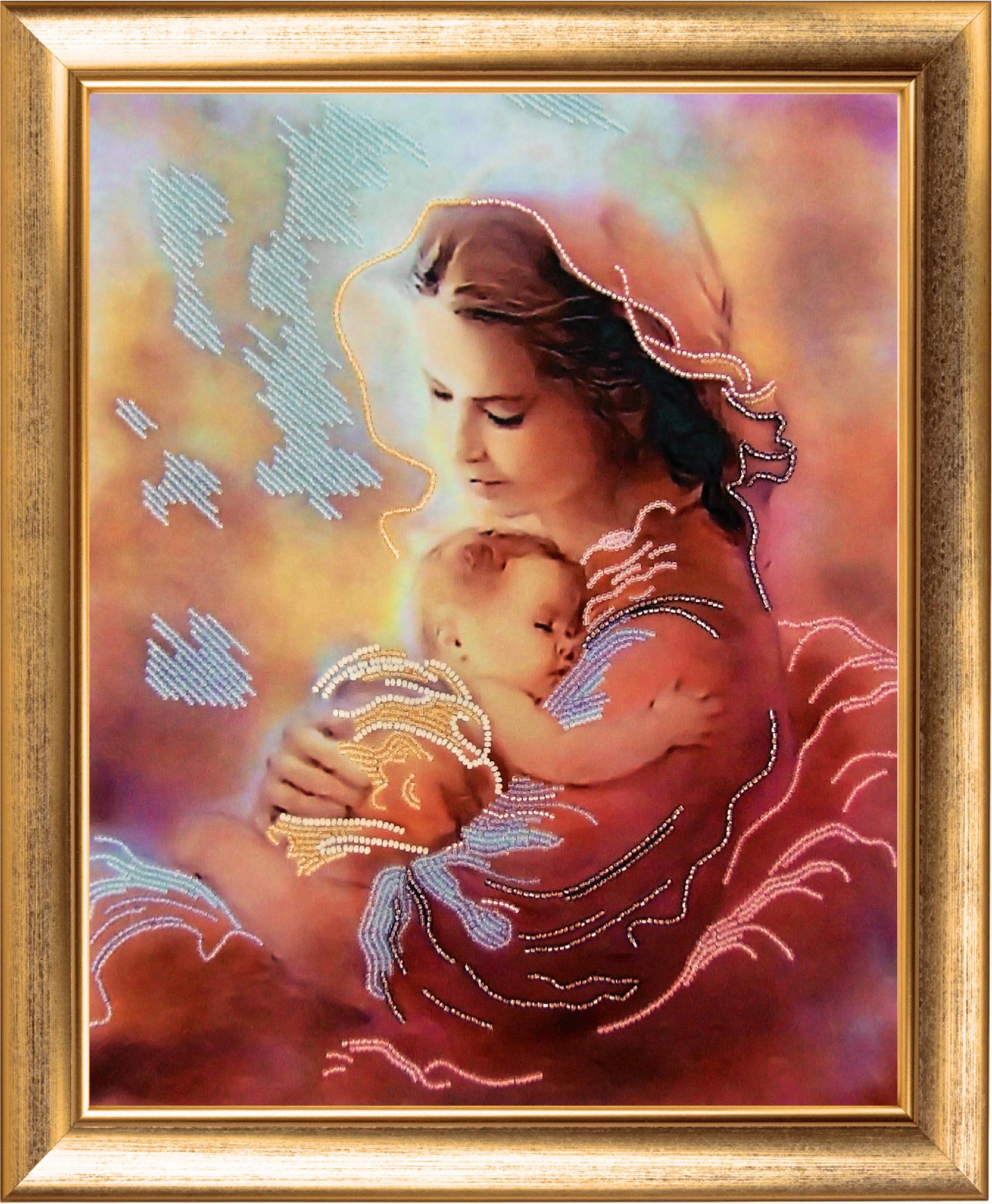 Набір для вишивання бісером BUTTERFLY 450 Материнське кохання 32х26 см (450)