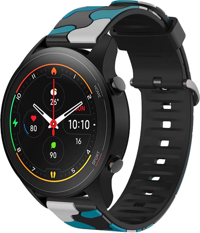 Ремешок Tactic Camouflage для Xiaomi Mi Watch Blue (32952-28)