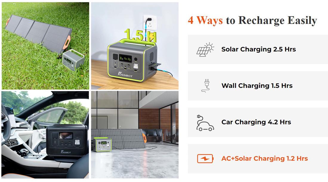 Зарядна станція Fossibot F800 UPS 800W 512Wh (2801198747) - фото 7