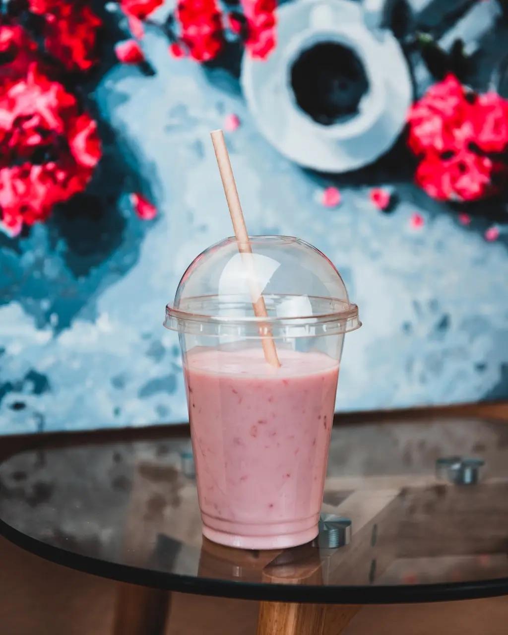 Стакан купольная крышка с отверстием 300 мл 50 шт. (DC-0057) - фото 2