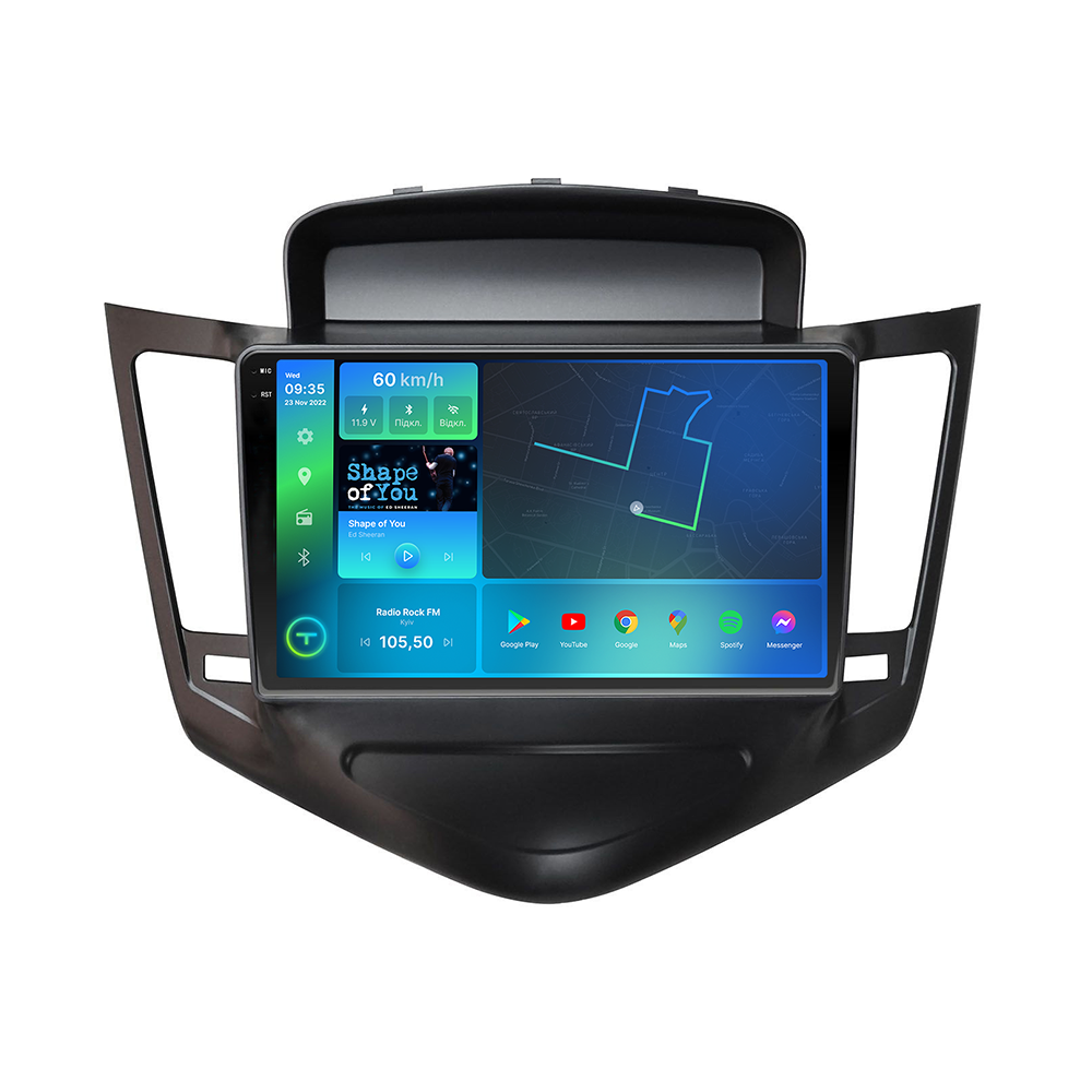 Автомагнитола штатная Torssen F98256 2K для Chevrolet Cruze 11-16 Europe 4G/Carplay/DSP 9" (202306699)