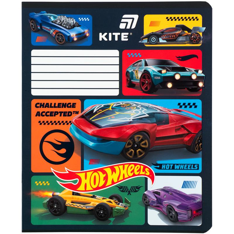 Тетрадь школьная KITE Hot Wheels линия 12 л. (HW26-234)
