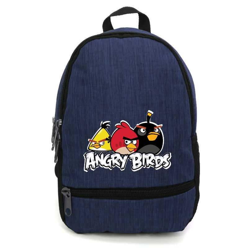 Школьный рюкзак подростковый Cappuccino Toys с принтом Angry Birds ANG-008 12,5 л Синий (2133990343)