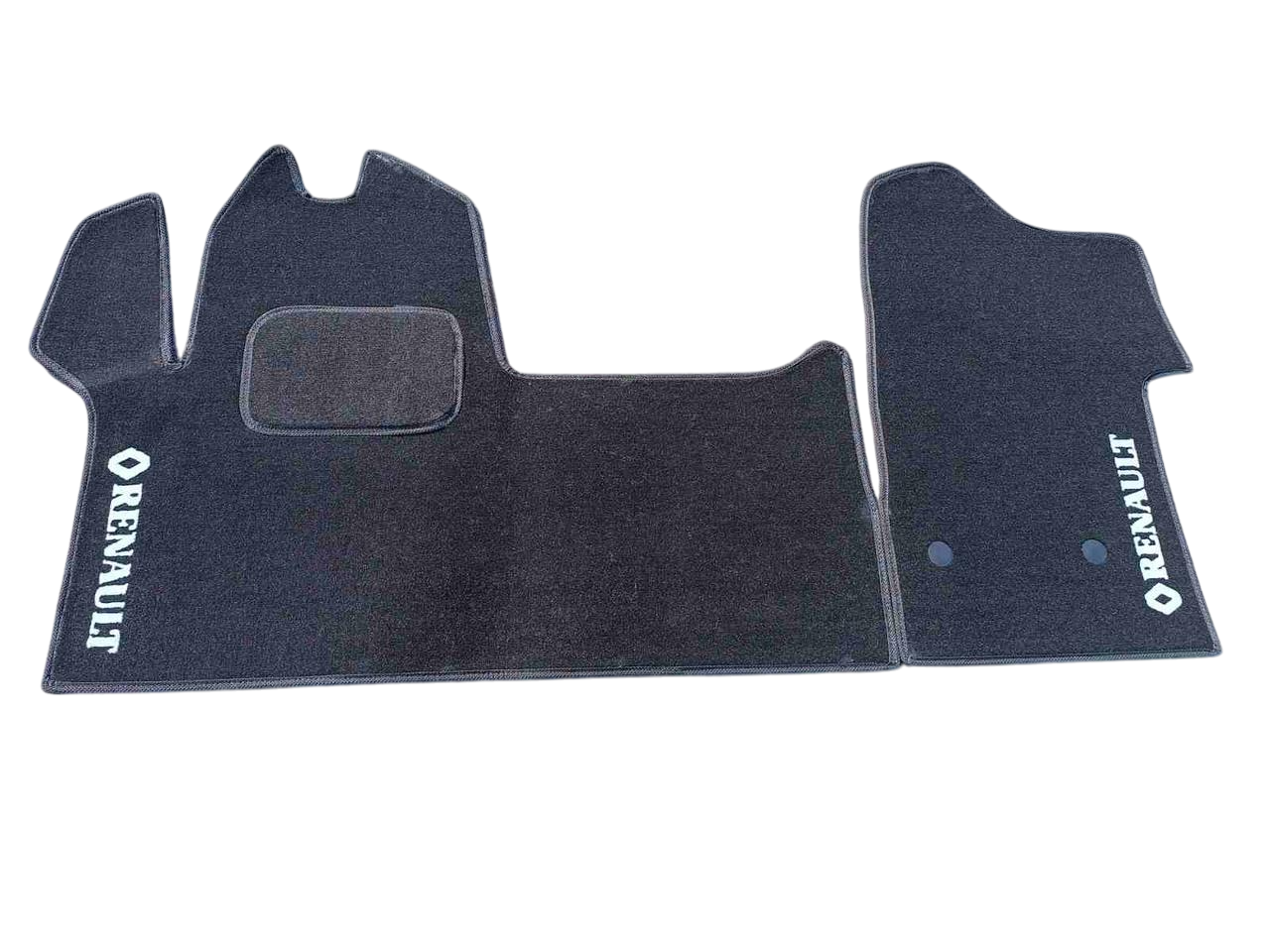 Килимки в салон ворсові для Renault Master 2010- Преміум 5 шт. Чорний (27326914)