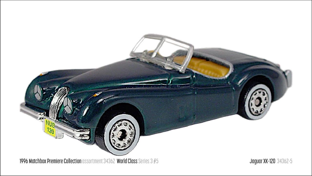 Игрушечная машинка Matchbox Jaguar XK-120 1996 Premiere Select Class Series 03 (34368-5) - фото 2 Игрушечная машинка Matchbox Jaguar XK-120 1996 Premiere Select Class Series 03 (34368-5) - фото 2