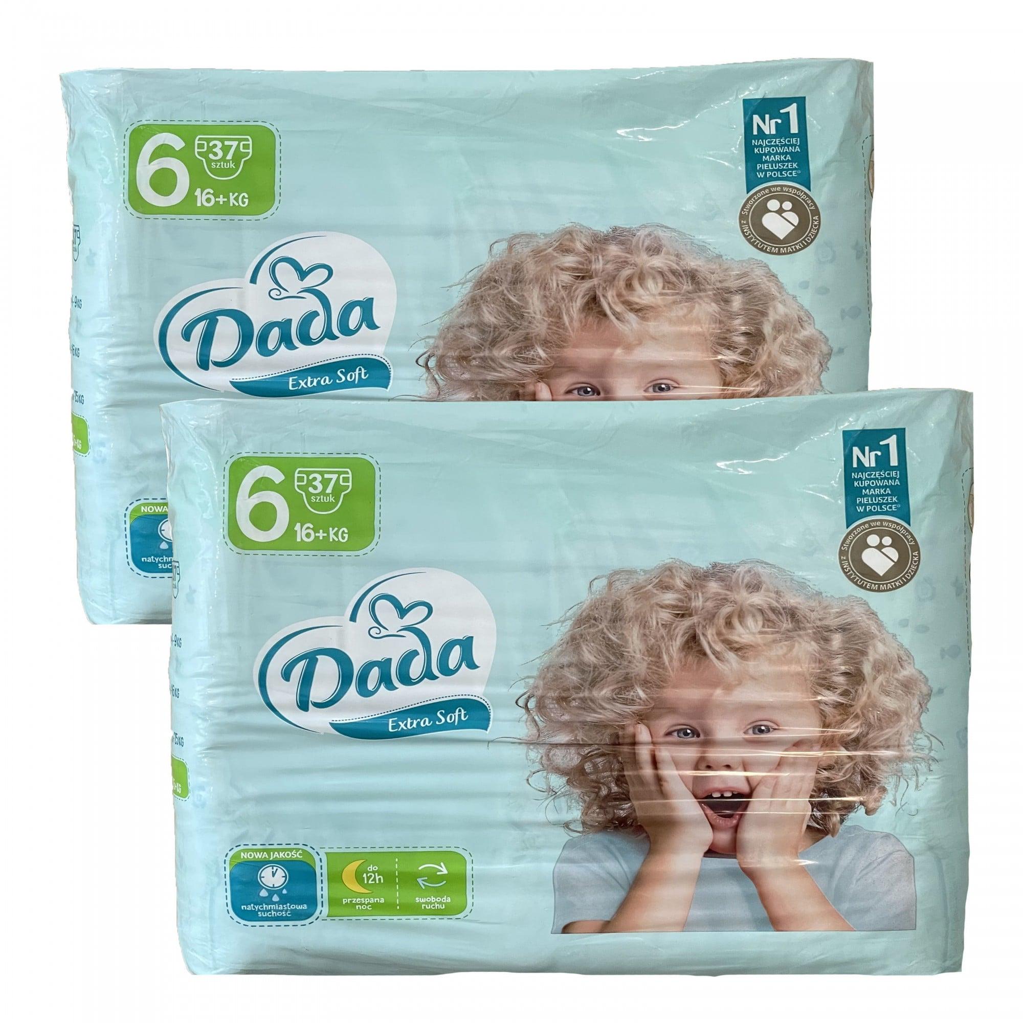 Подгузники Dada Extra Soft 6 extra large 16+ кг 74 шт. (65096aecaf1ec422c15896b6)