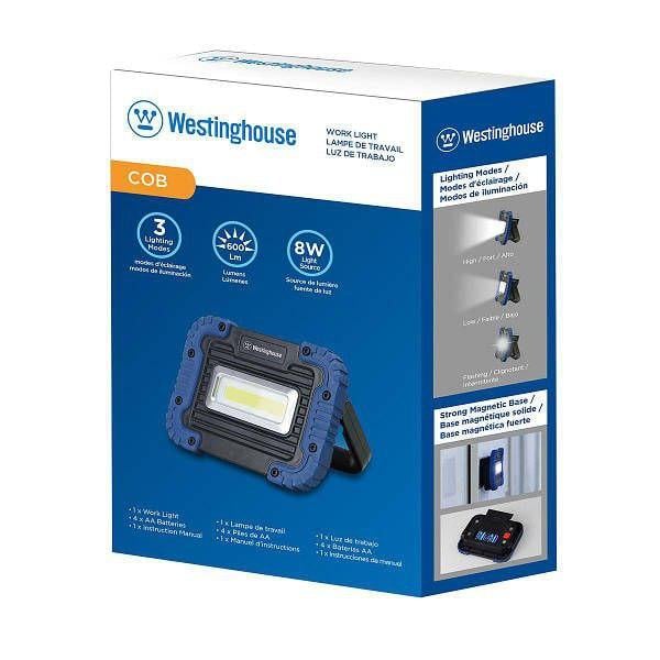 Фонарь-прожектор Westinghouse 8W COB LED WF56 4xAA LR6 (1868020097) - фото 5 Фонарь-прожектор Westinghouse 8W COB LED WF56 4xAA LR6 (1868020097) - фото 5