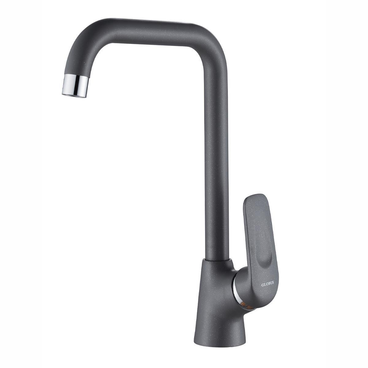 Змішувач для кухні Globus Lux Koln GLK-0203L-3-Titanium (0182) Змішувач для кухні Globus Lux Koln GLK-0203L-3-Titanium (0182)