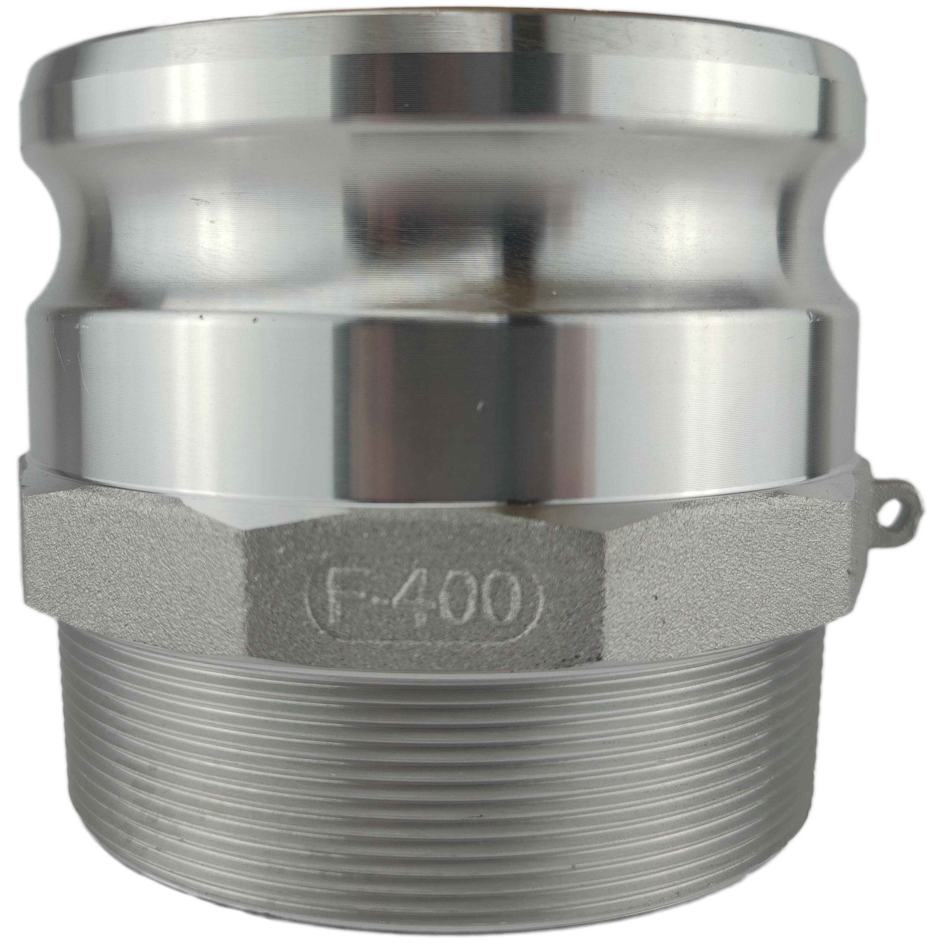 Ниппель camlock тип F с наружной резьбой BSPP ШРЗ алюминий F-400 4" (50250064)