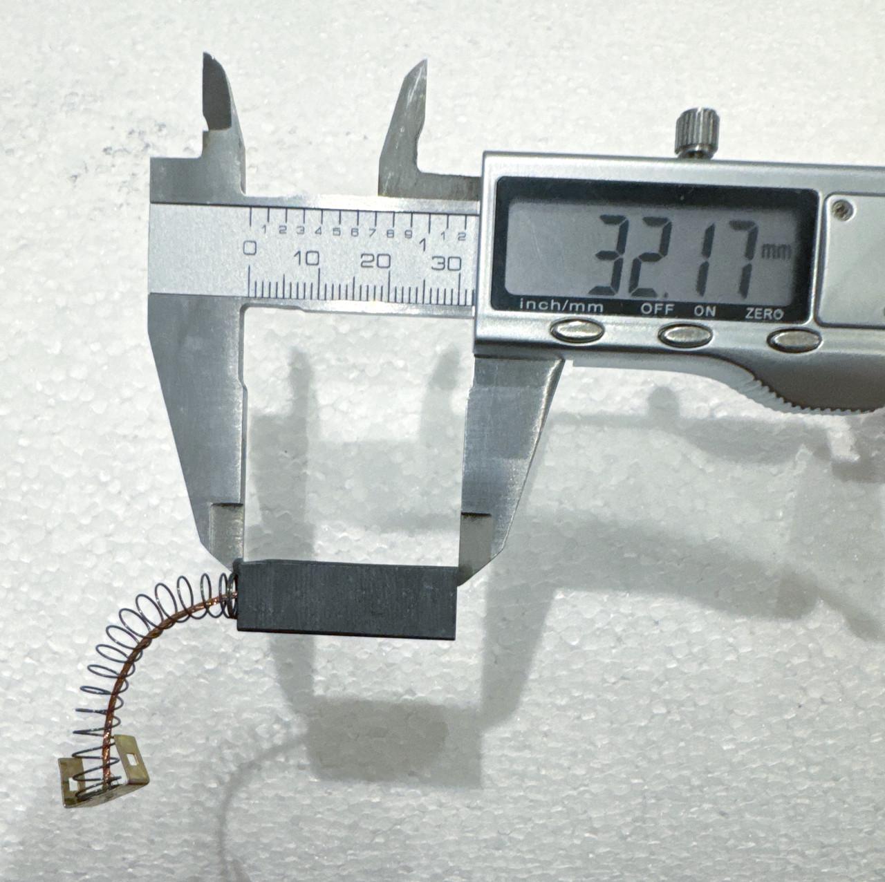 Угольные щетки для пылесоса/стиральной машинки пружина-скоба 6х11 см (В086) - фото 5