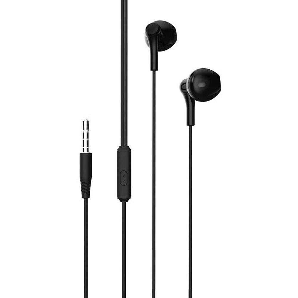 Навушники XO EP39 3,5 мм Half In-ear Earphone 1,15 м Black