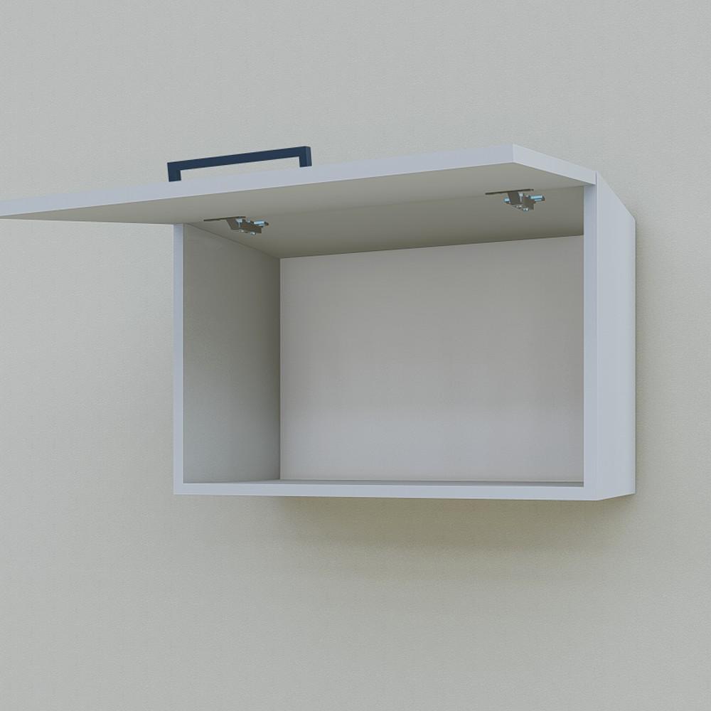 Шкаф навесной Opendoors МП2 для кухни под вытяжку 600 мм Светлый серый (МП2/13) - фото 3