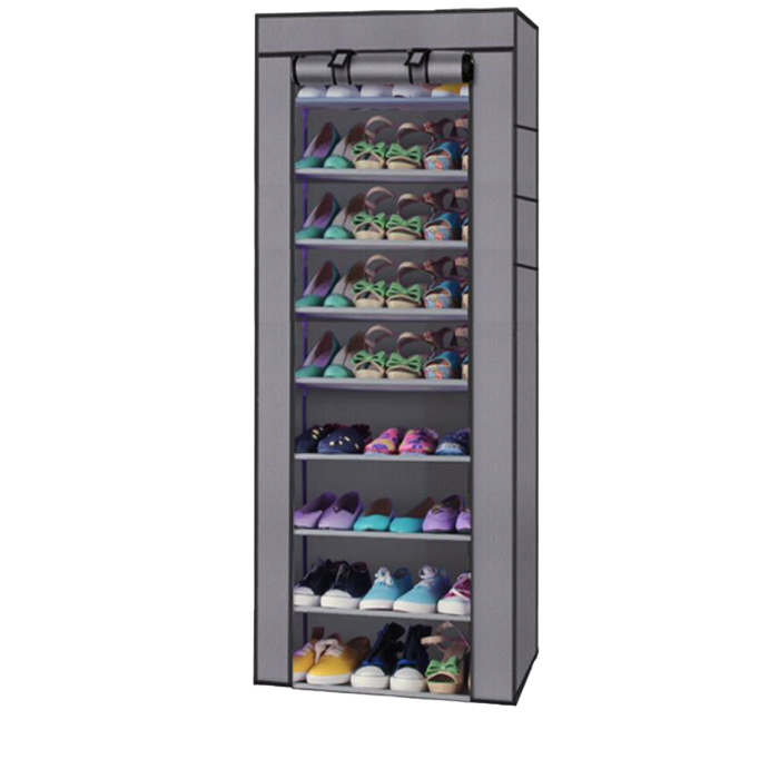 Шафа-органайзер для взуття Shoe Cabinet тканинний Сірий (17637690) - фото 1