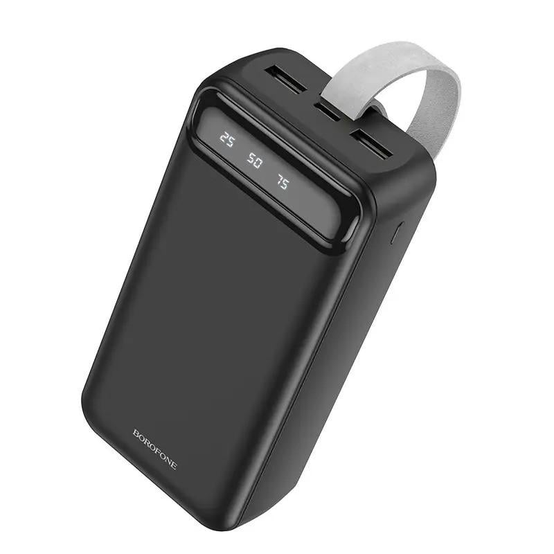 Повербанк BOROFONE BJ14B 30000 mAh с фонариком Black (019826)