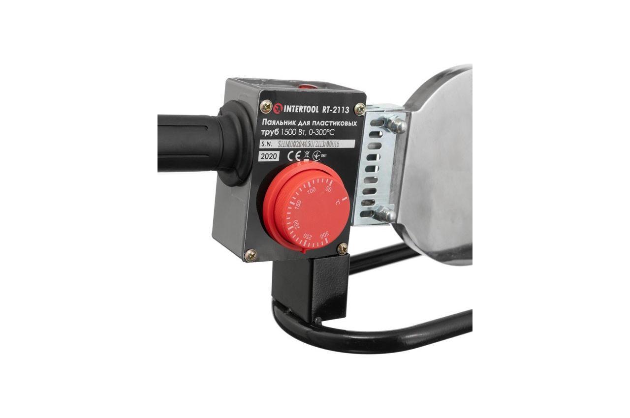 Паяльник для пластикових труб Intertool 1500 Вт 75-110 мм - фото 6