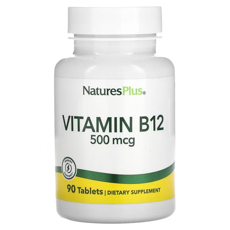 Вітамін B12 Natures Plus Vitamin B12 500 mсg 90 таблеток