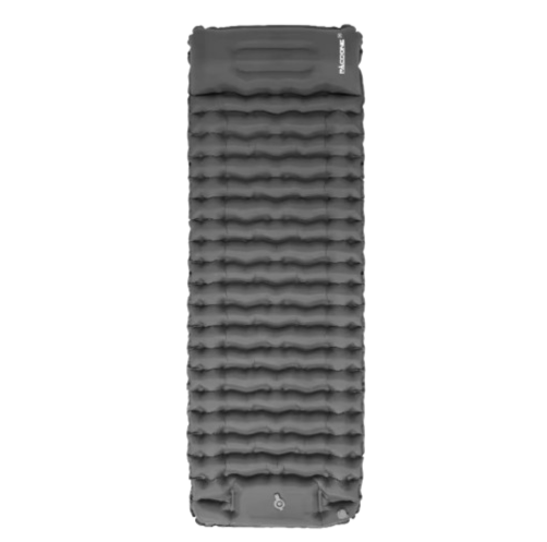 Коврик надувной PACOONE односпальный утолщенный с подушкой Grey (3a6-57y-wu1) - фото 1