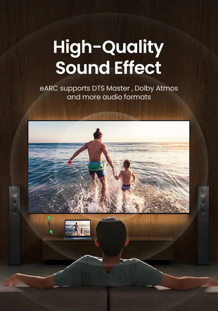 Кабель UGREEN HD151 HDMI 2 м Черный (40447) - фото 11 Кабель UGREEN HD151 HDMI 2 м Черный (40447) - фото 11