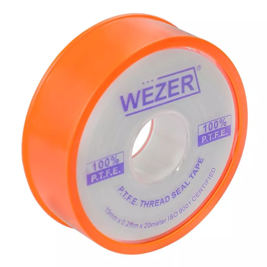 Фум-лента Wezer PTFE 19x0,2 мм 20 м Белый (SQ-1038261)