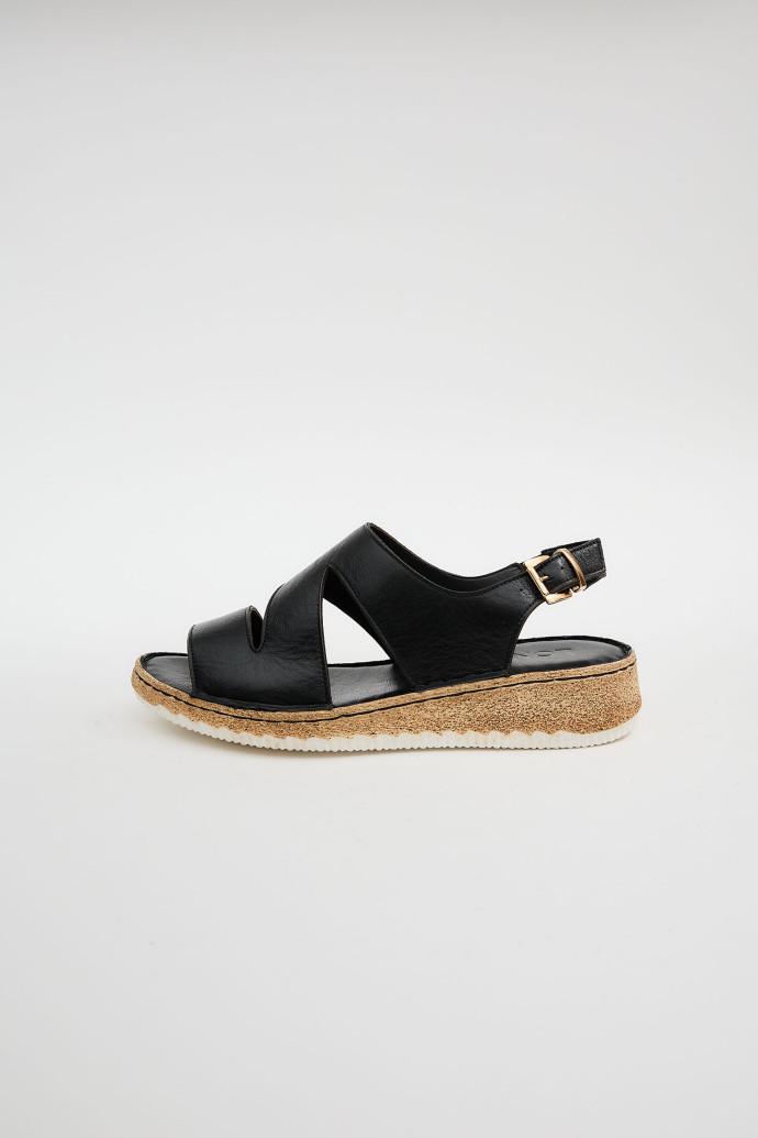 Босоножки женские LONZA кожаные р. 36 Черный (200236) - фото 4 Босоножки женские LONZA кожаные р. 36 Черный (200236) - фото 4