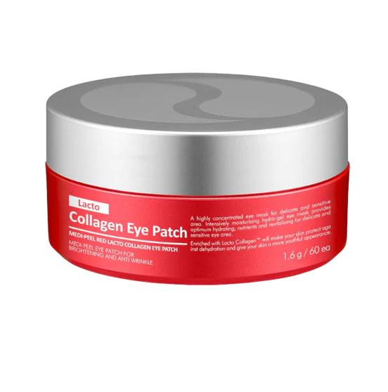 Омолоджують патчі Medi-Peel Red Lacto Collagen Eye Patch 60 шт. (8809409340289) - фото 1