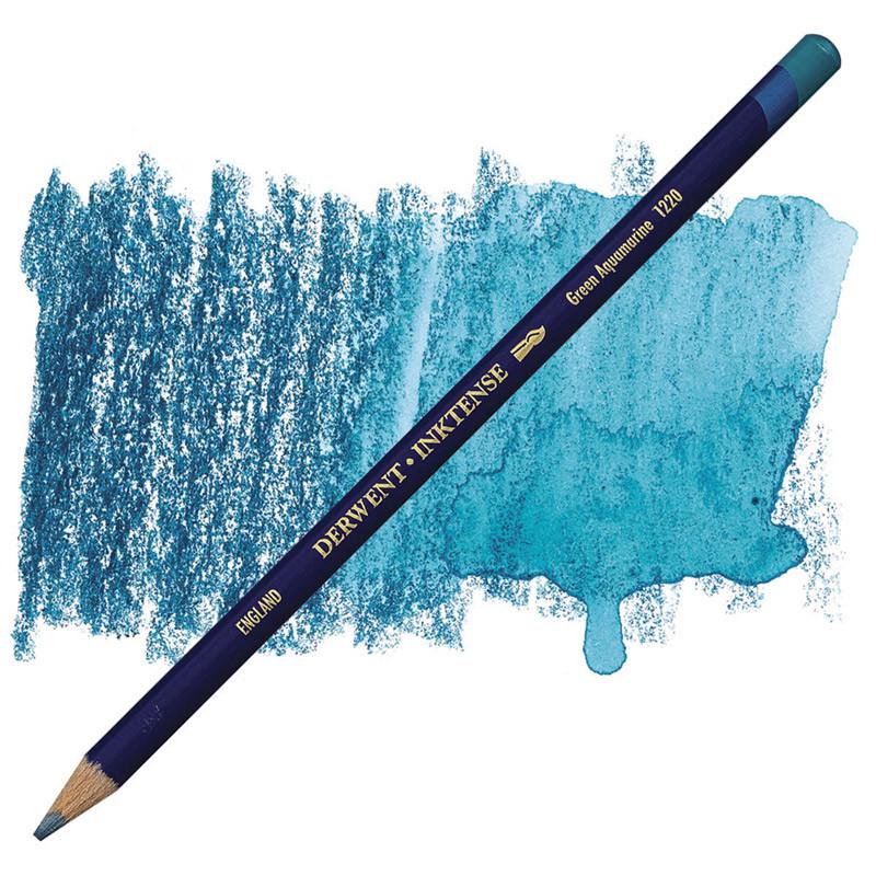 Олівець чорнильний Inktense 1220 Rosa 2301877 6 шт. Аквамарин зелений (5028252261142) - фото 1