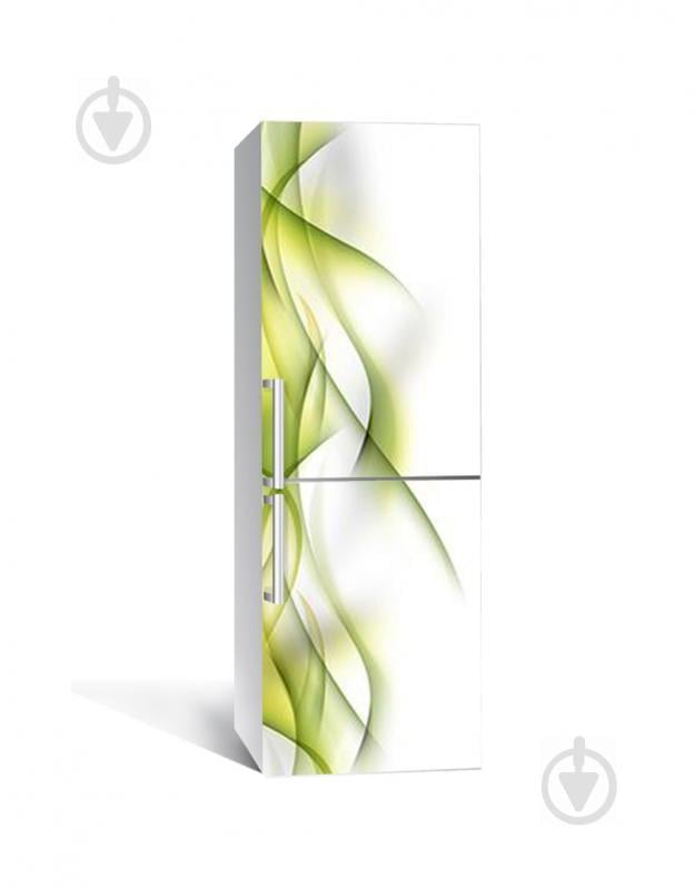 Наклейка на холодильник Zatarga "Зелені Лінії" 650х2000 мм Наклейка на холодильник Zatarga "Зелені Лінії" 650х2000 мм