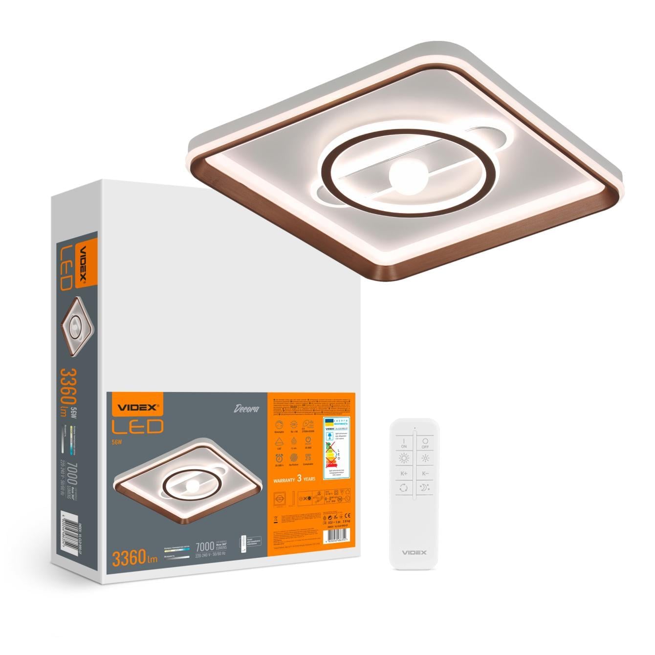 Светильник LED функциональный Videx Decora VL-CLD-995-CF 56W (24574546) Светильник LED функциональный Videx Decora VL-CLD-995-CF 56W (24574546)