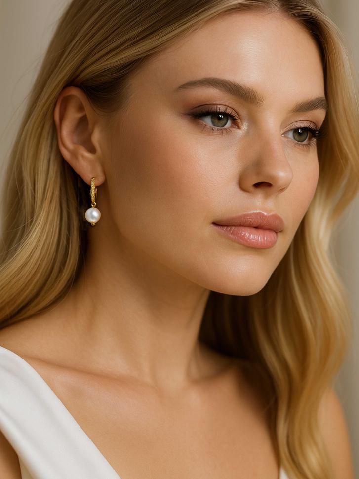 Серьги с жемчугом Майорка (5337)