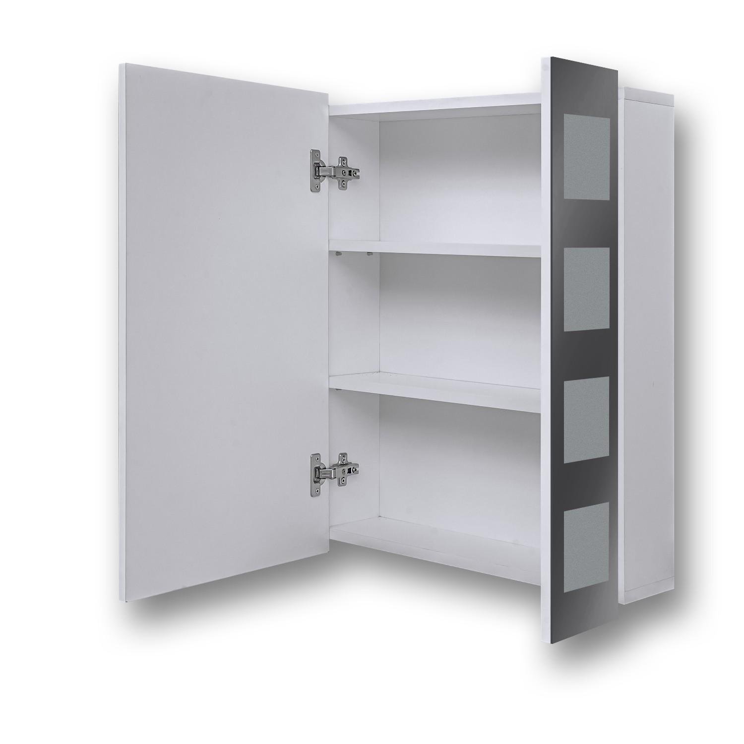 Шкаф зеркальный для ванной G7-60 Квадраты (11881861) - фото 4 Шкаф зеркальный для ванной G7-60 Квадраты (11881861) - фото 4