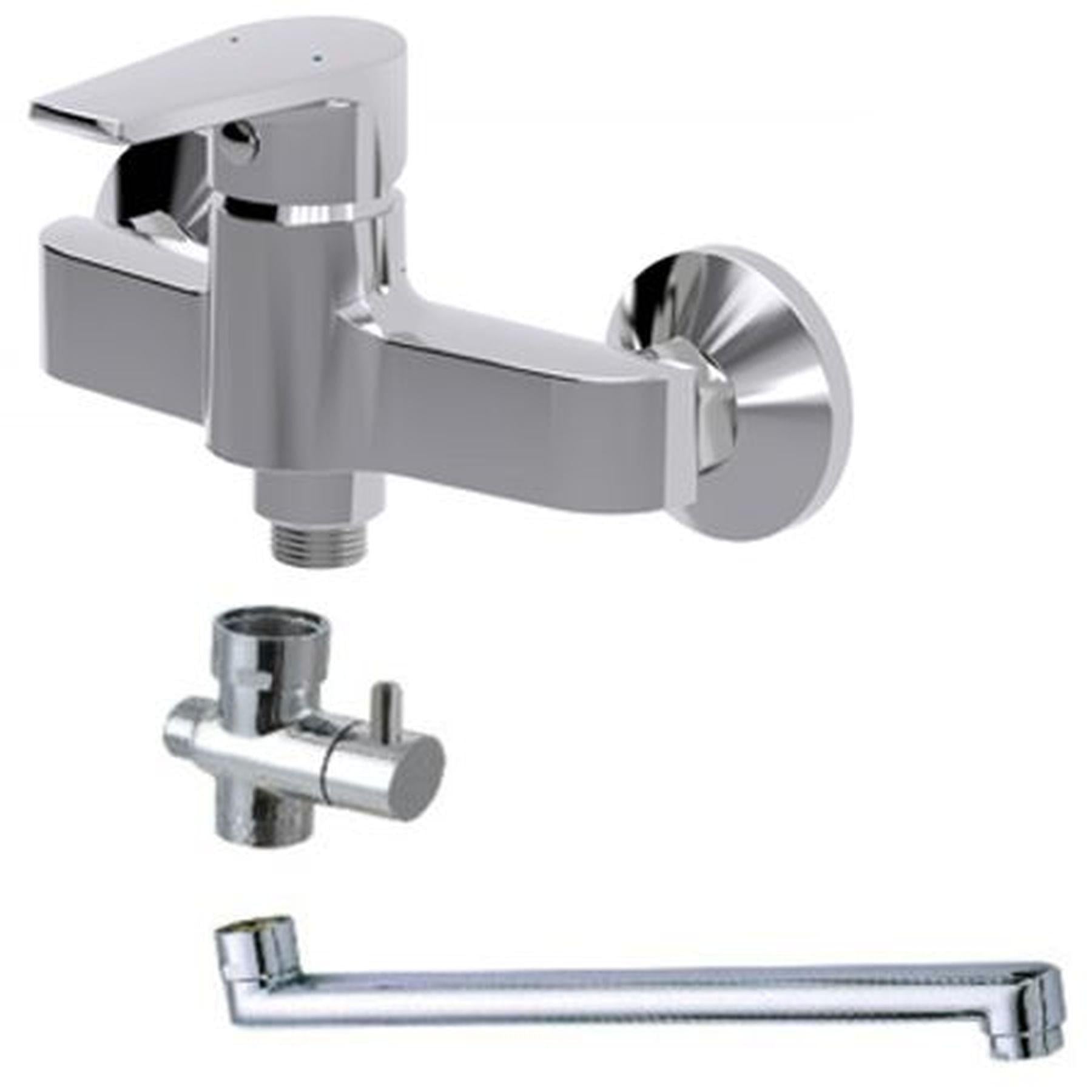 Змішувач для ванни та душу Cersanit VERO LONG SPOUT (000021656) Змішувач для ванни та душу Cersanit VERO LONG SPOUT (000021656)